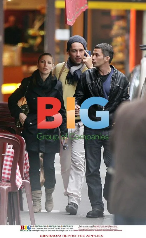 Elsa Pataky and Olivier Martinez in Paris