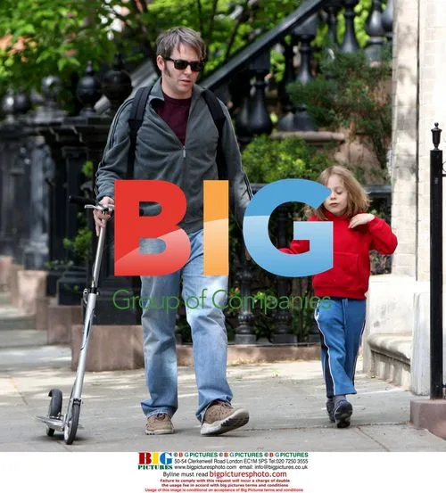Matthew Broderick takes son to school