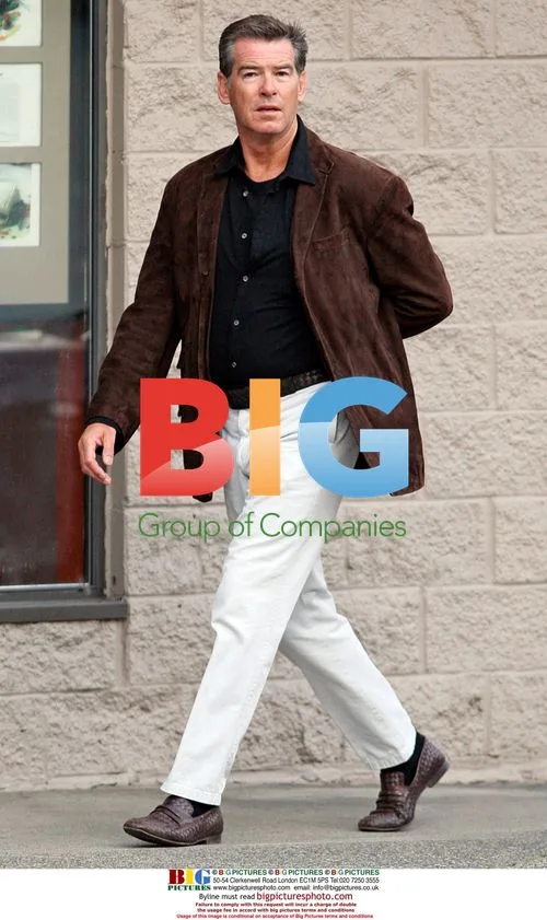 Pierce Brosnan on a date in Vancouver