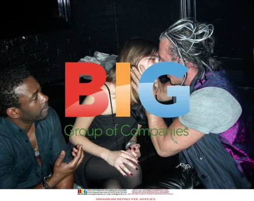 Mickey Rourke and Eugenia Kissing