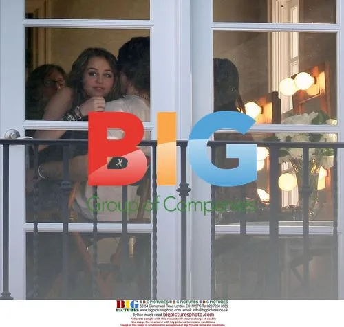 Miley Cyrus and Justin Gaston Photo Shoot
