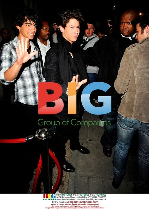 Jonas Brothers Leaving Nobu in London