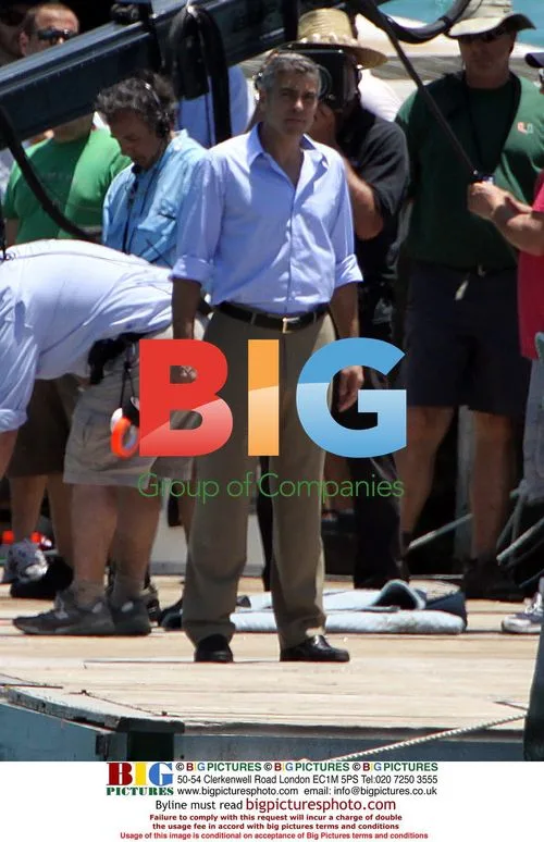 George Clooney on 'Up In The Air' set in Miami