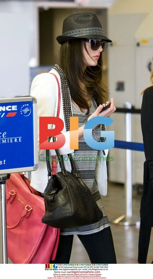 Ali Lohan Departs LAX in Los Angeles
