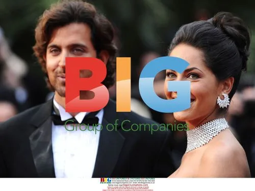 Barbara Mori and Hrithik Roshan at Cannes