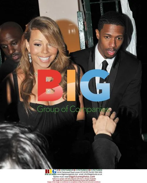 Mariah Carey and Nick Cannon at "Precious" Party
