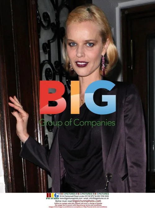 Model Eva Herzegovina outside London's Brown's Hotel
