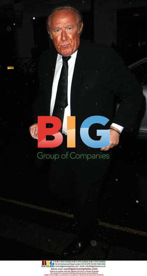 Andrew Neil outside Brown's Hotel, London