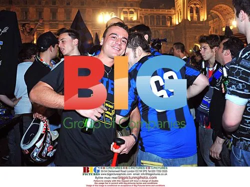 Inter Milan Fans Celebrate Serie A Title Win