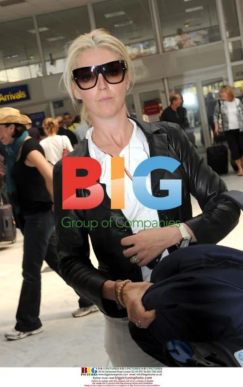 Tamara Beckwith arrives at Cannes with daughter