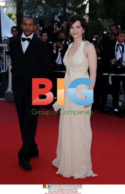 Juliette Binoche and Abderrahmane Sissako at Cannes Film Festival