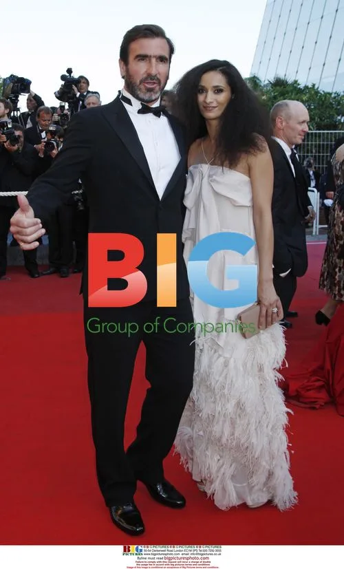 Eric Cantona and Rachida Brakni at Cannes