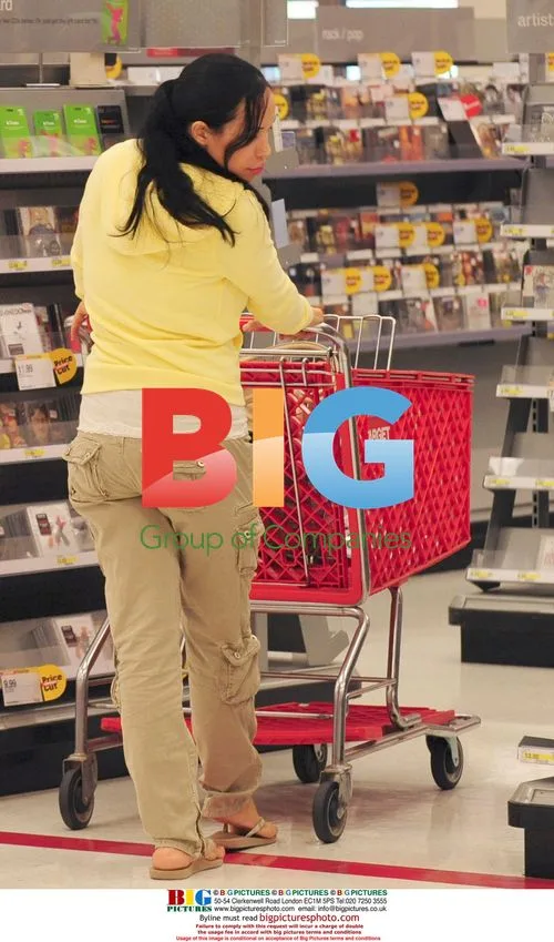 Octomum Nadya Suleman at McDonald's and Target