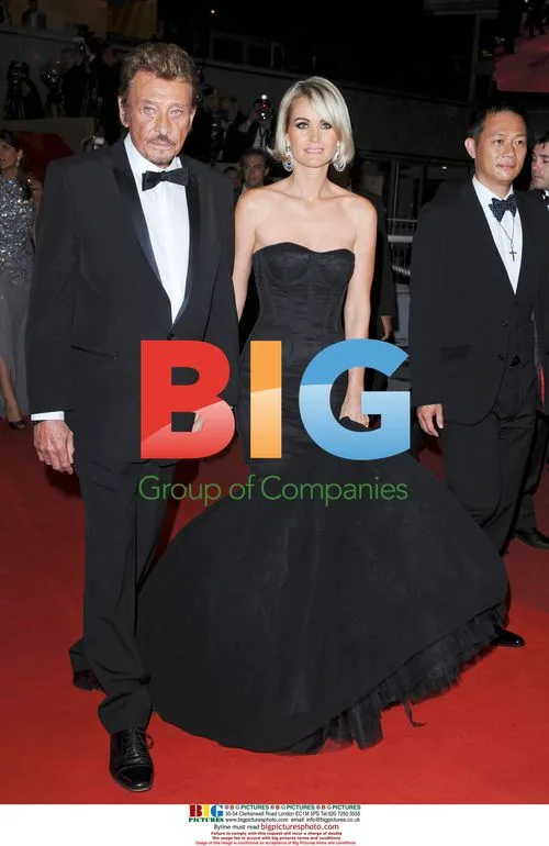 Johnny & Laetitia Hallyday at Cannes