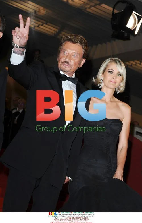 Johnny and Laetitia Hallyday at Cannes