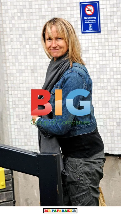 Carol McGiffin Arriving at ITV Studios