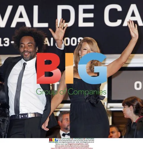 Director Daniels and Singer Carey at Cannes Precious Premiere