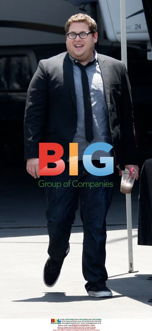 Jonah Hill on film set in LA