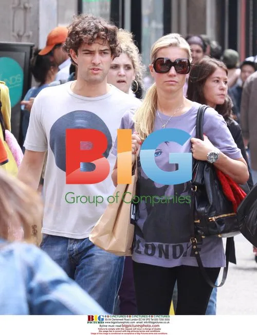 Denise Van Outen and Lee Mead on Honeymoon in NYC