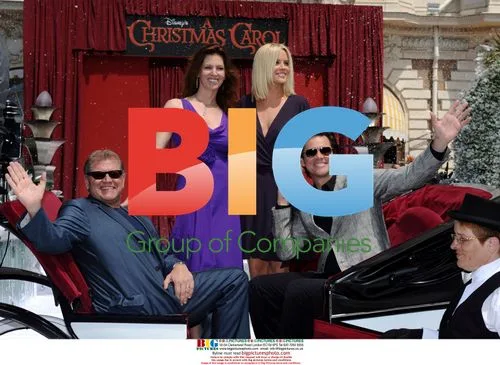 Jim Carrey and Jenny McCarthy at "A Christmas Carol" Photocall