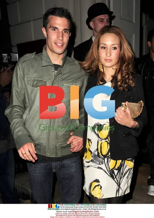 Robin van Persie at Arsenal End of Season Party