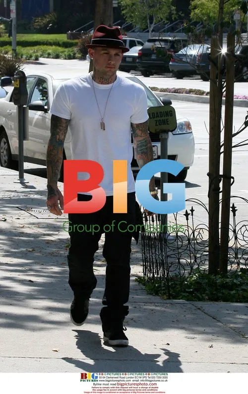 Benji Madden Gets Coffee in Hollywood