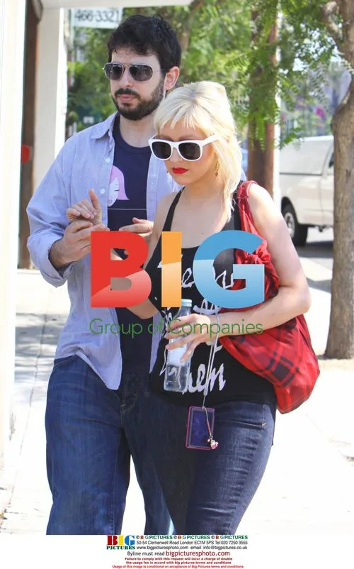 Christina Aguilera and Jordan Bratman Furniture Shopping