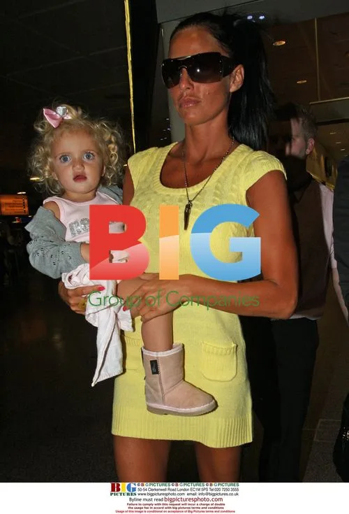 Katie Price and Kids at Airport