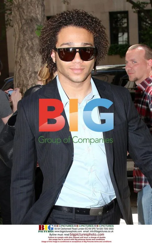 Corbin Bleu Leaves Hotel in NYC