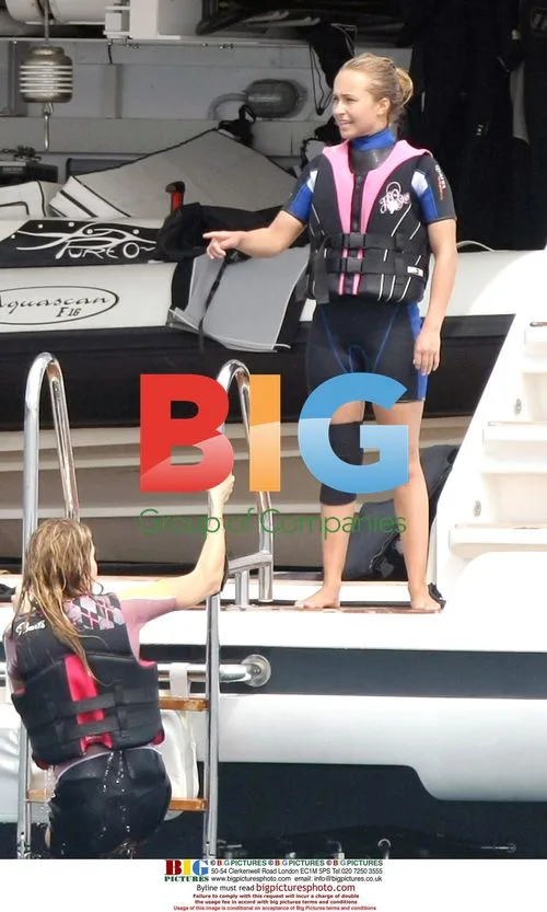 Hayden Pannetiere and James Blunt on yacht in Cannes
