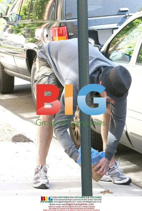 Hugh Jackman with Family and Dog in NYC