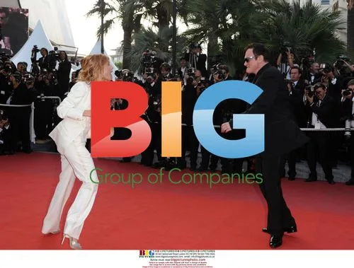 Quentin Tarantino and Melanie Laurent at 'Inglourious Basterds' Premiere