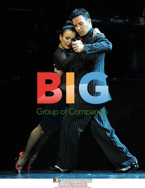 Darren Bennett and Lilia Kopylova at 'Latin Fever' show