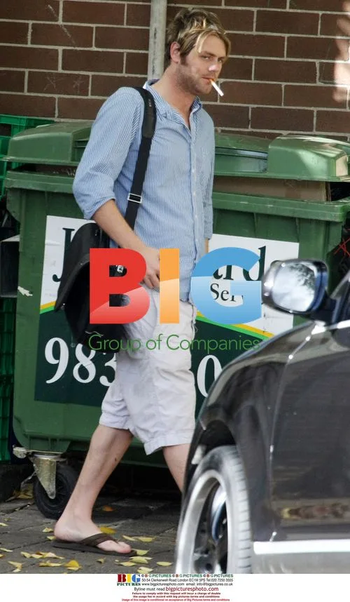 Brian McFadden Leaves Sienna Marina in Australia