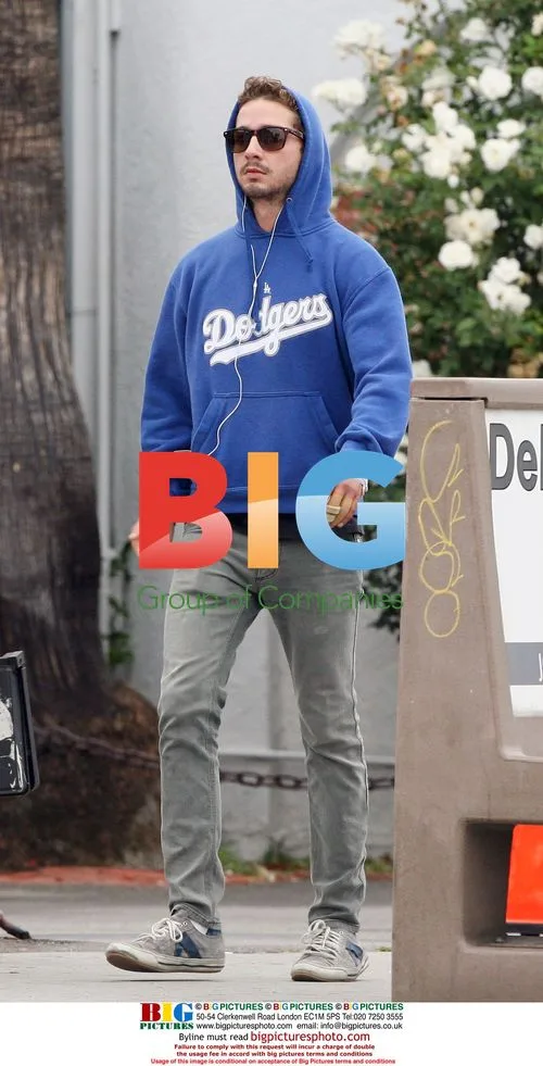 Shia LaBeouf strolls with iPod in LA