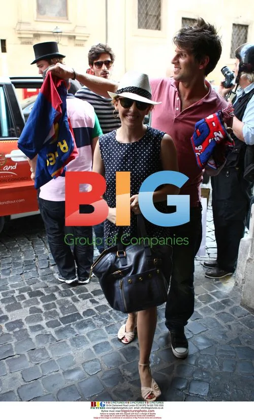 Kylie Minogue and Andres Velencoso in Rome