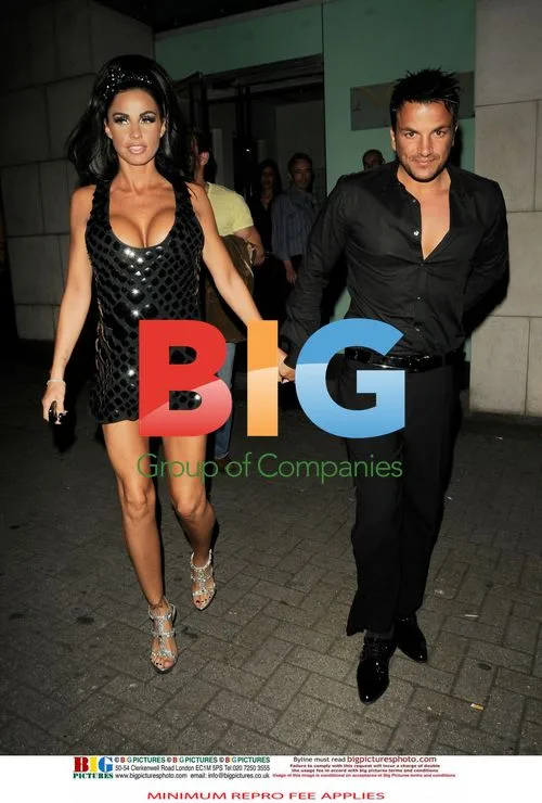Katie Price and Peter Andre Leave Nobu