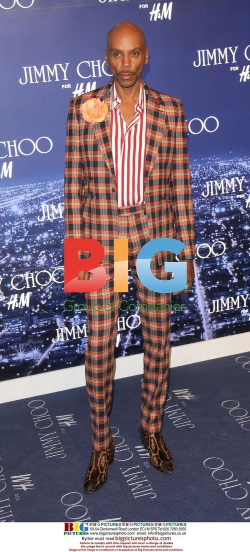 RuPaul at H&M Jimmy Choo Event