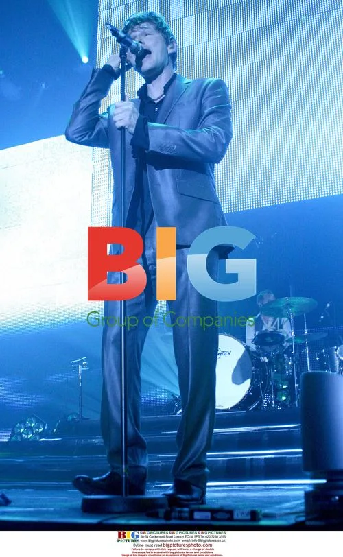 Morten Harket of A-Ha Performs at Manchester Arena