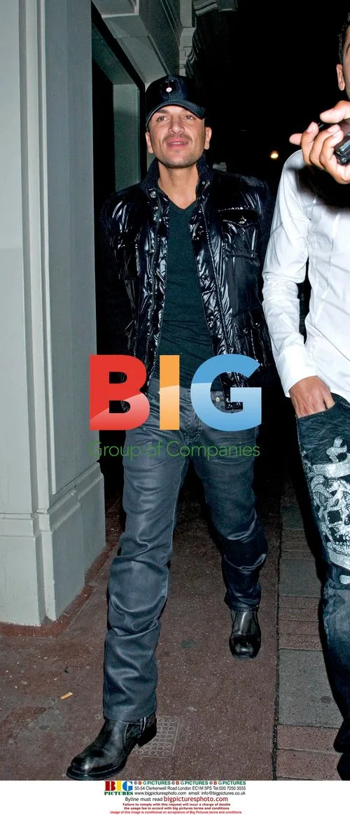 Peter Andre Leaving Funky Buddha Club