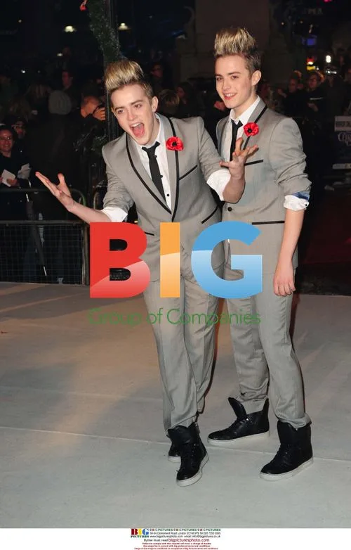 John and Edward at 'A Christmas Carol' Premiere