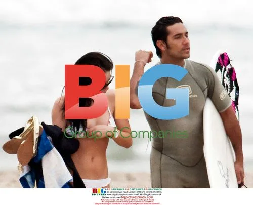 Justin Bobby & Girlfriend Michelle at Beach
