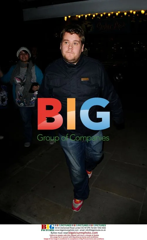 James Corden and Matt Horne in London