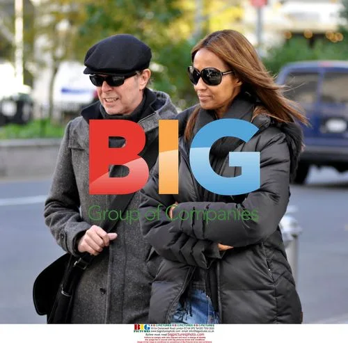 David Bowie and Iman out in SOHO, NYC