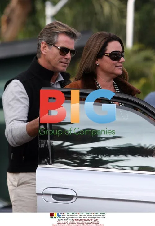 Pierce Brosnan and wife Keely in Malibu