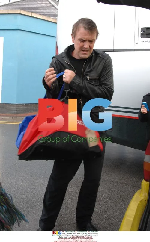 Phil Tufnel Leaving Blackpool Hotel