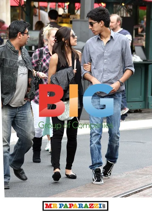 Freida Pinto and Dev Patel Lunch and Shopping