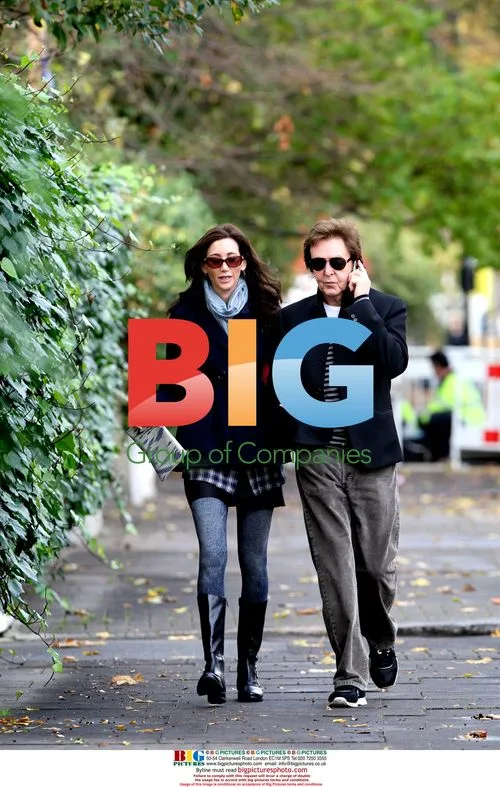 Paul McCartney goes for stroll with Nancy Shevell