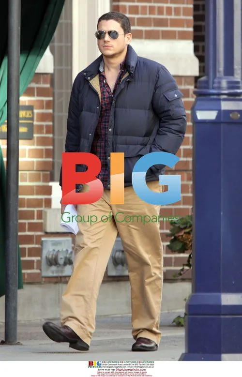 Wentworth Miller on a coffee break in Toronto