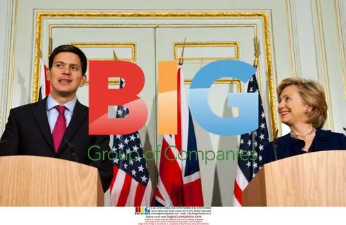 Clinton and Miliband Meet